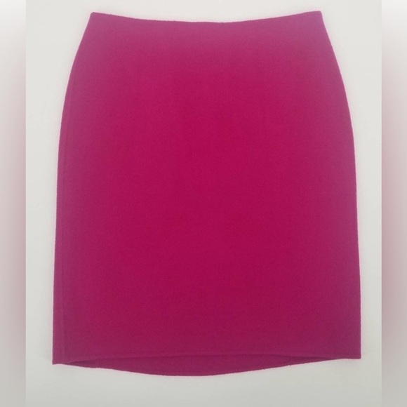 Talbots Pink Wool Mini Skirt Size 14 - Picture 1 of 5
